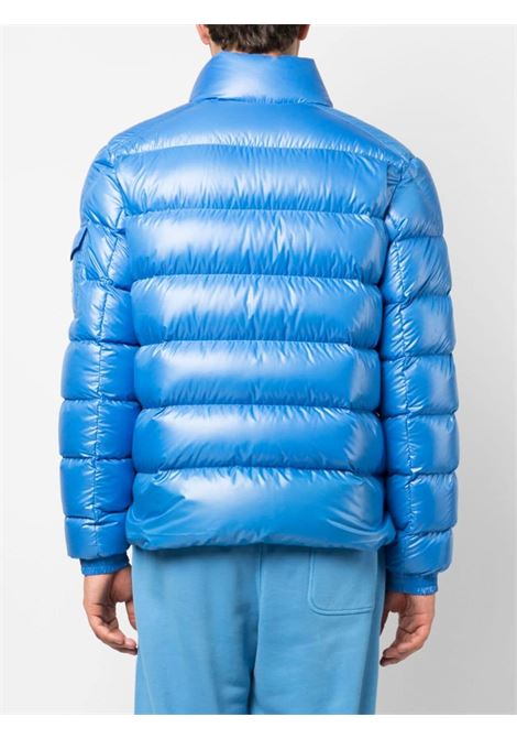 piumino Lule in piuma d'oca blu elettrico con collo a imbuto MONCLER | LULE 1A000-03-595ZJ72I